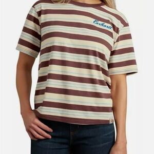 Carhartt Loose Fit Striped Short Sleeve Tee | Small | NEW